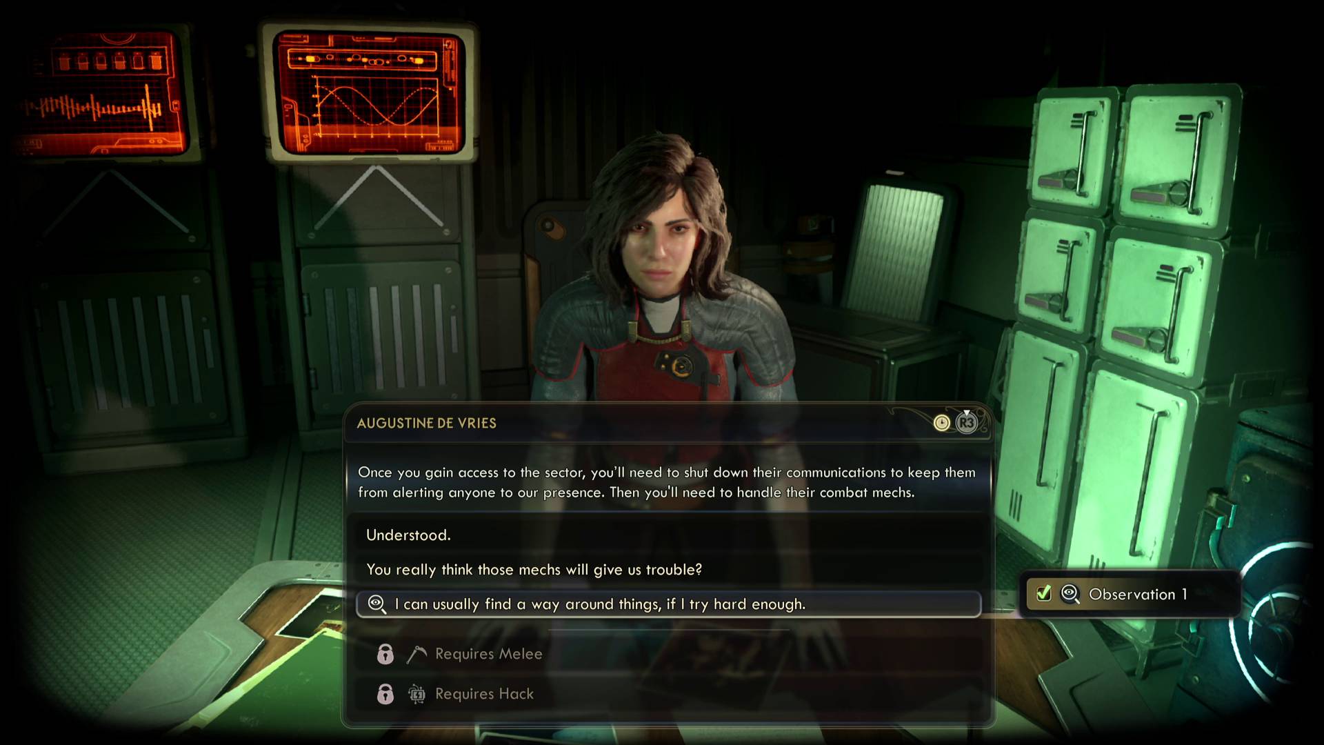The Outer Worlds 2 Skill check
