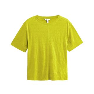 Next Linen Short Sleeve T-Shirt