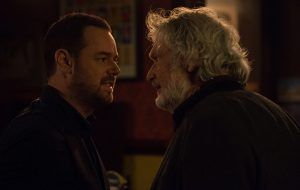 EastEnders spoilers: Mick Carter in danger! Mick Carter confronts Aidan Maguire at the Vic