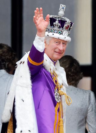 King Charles during his Coronation