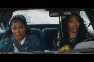 keke palmer and sza ride in a car together in the movie one of them days