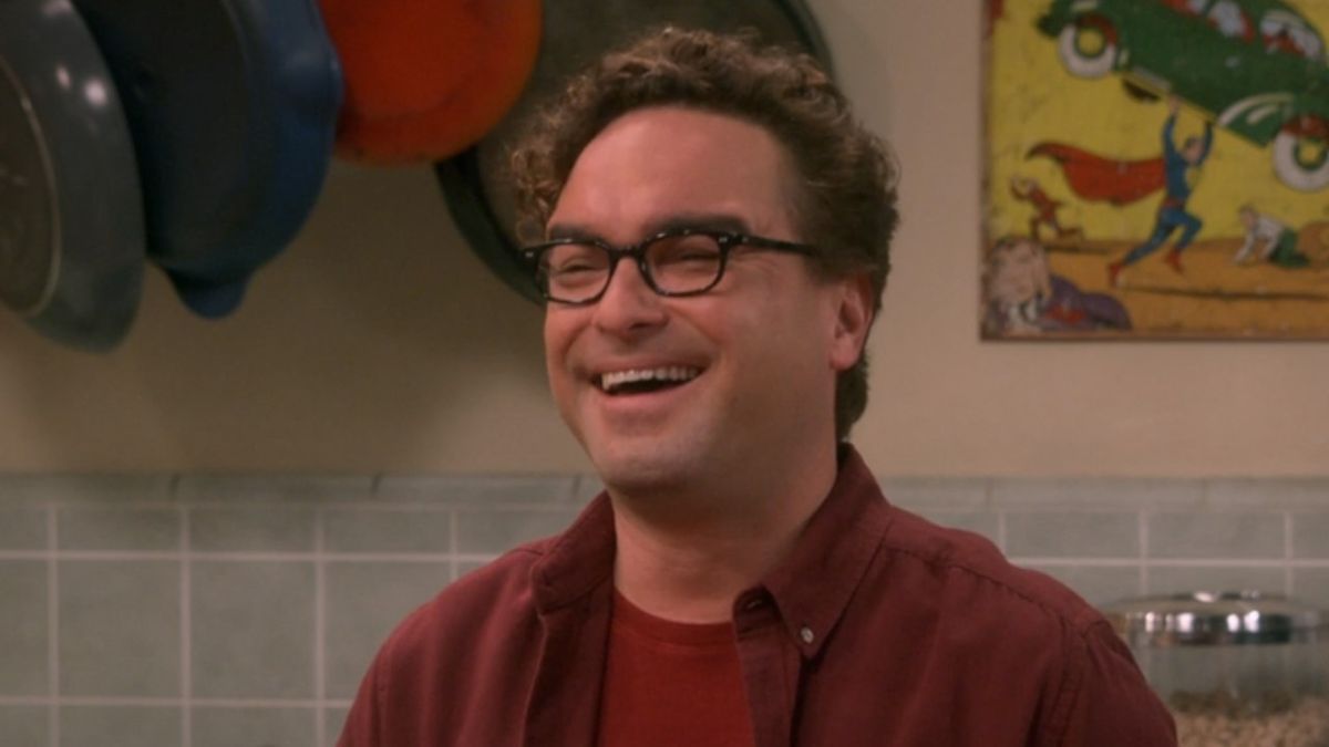 leonard laughing on the big bang theory