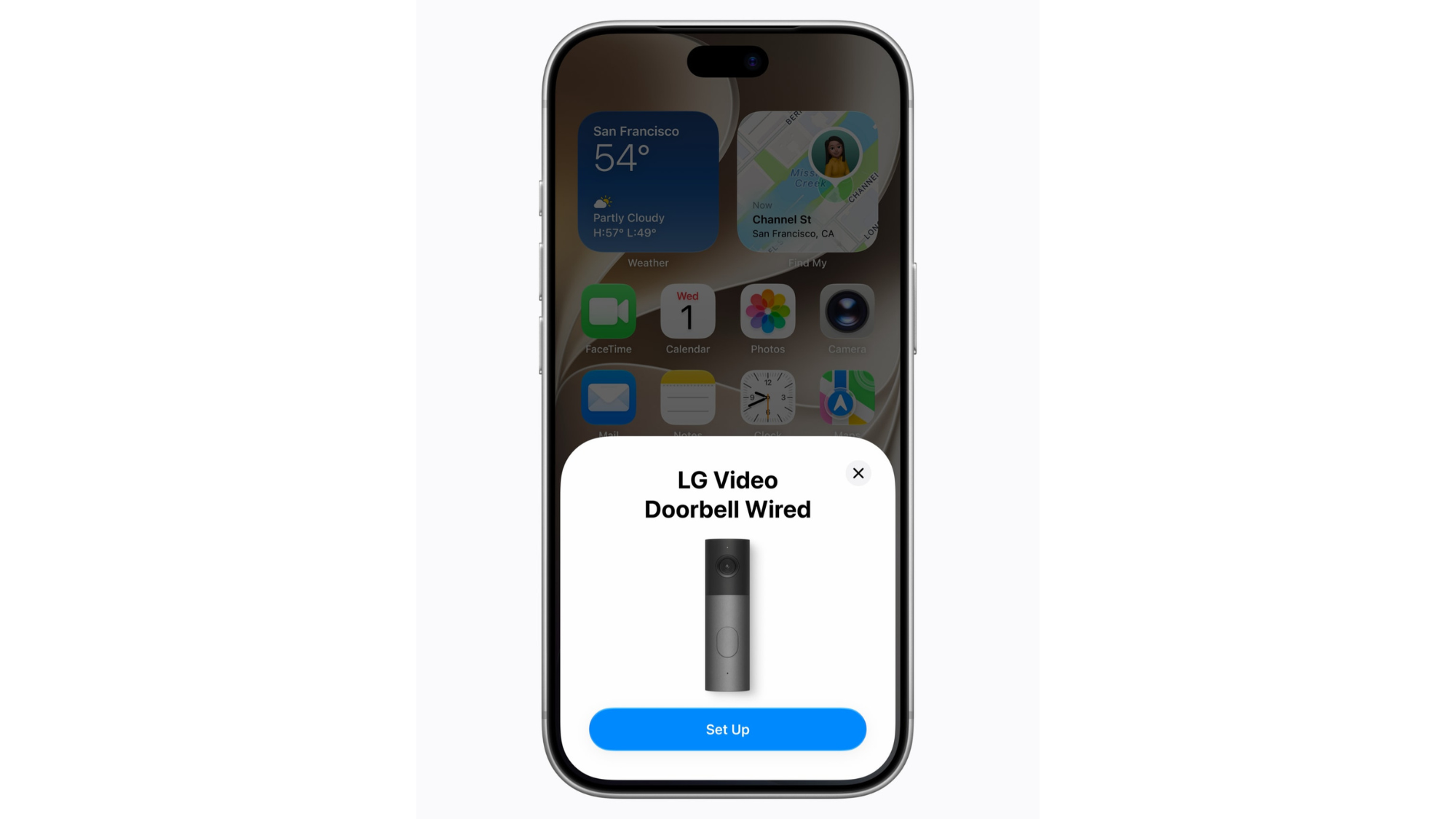 LG Video Doorbell Wired