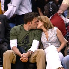 los angeles may 11 file photo actor ben affleck l and his fiance actresssinger jennifer lopez attend the los angeles lakers v san antonio spurs playoff game at the staples center may 11, 2003 in los angeles, california lopez and affleck postponed their wedding, which was scheduled for this weekend, and has now reportedly spit up, possibly temporarily photo by vince buccigetty images