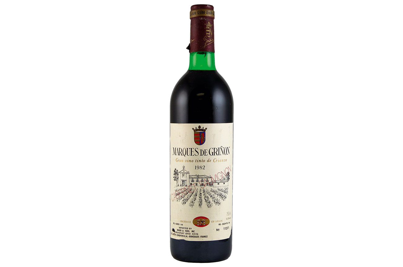 Marqu&eacute;s de Gri&ntilde;&oacute;n Cabernet Sauvignon 1982