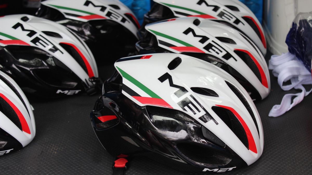 UAE Abu Dhabi's MET helmets