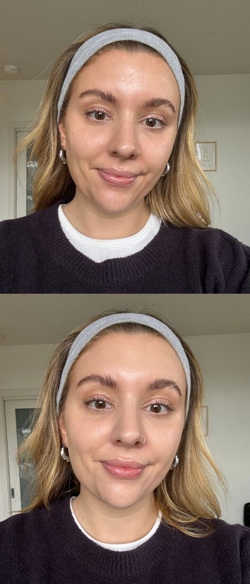 Laura Mercier balm before and after