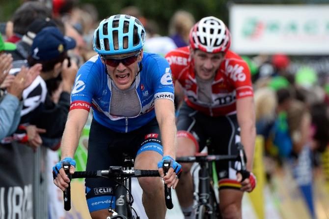Andrew Talansky (Garmin-Sharp) crosses the line