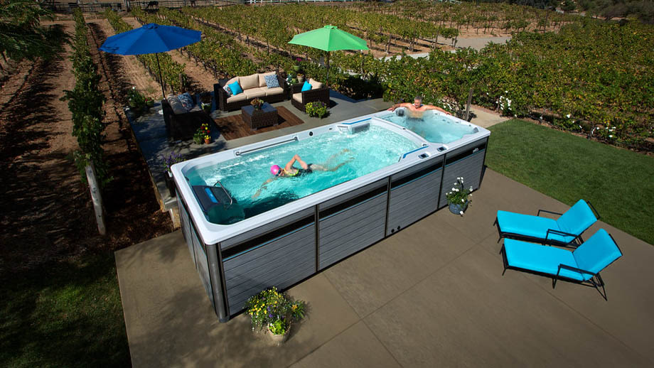 endless pool hot tub cost