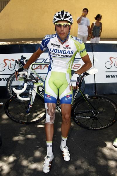 Italy's Eros Capecchi (Liquigas - Cannondale) awaits the final stage.