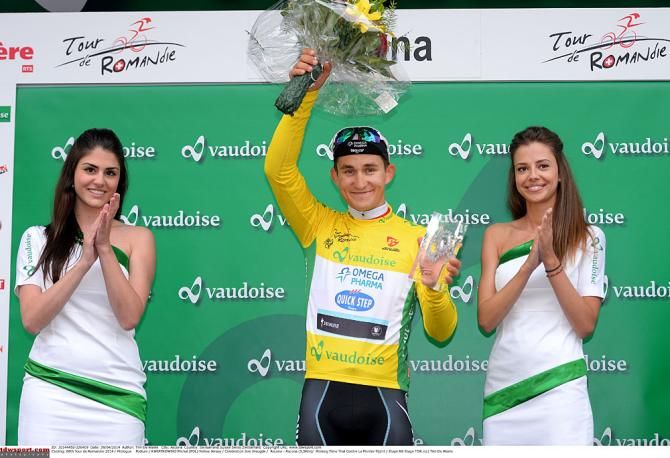 Michal Kwiatkowski (Omega Pharma-QuickStep) in yellow