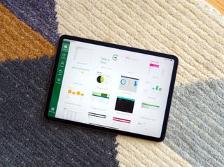 Excel on iPad Pro