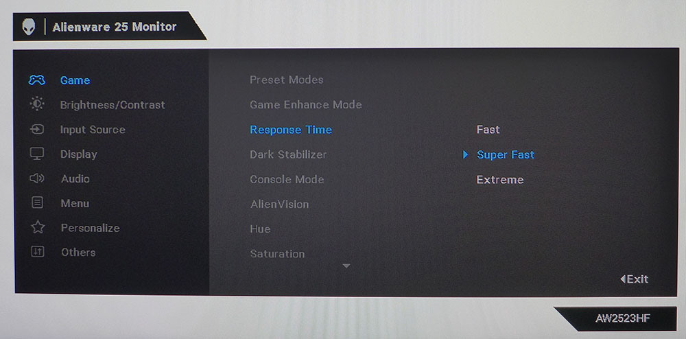 Alienware AW2523HF