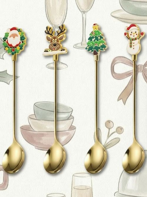 Christmas Teaspoon Gift Set of 4
