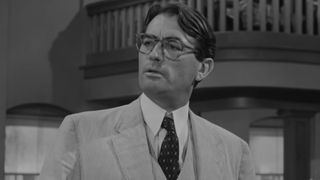 Gregory Peck in his iconic monologue in To Kill a Mockingbird