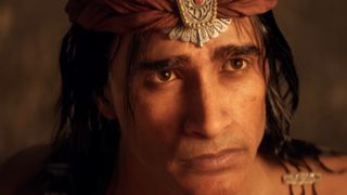 A still from the Civilization 7 opening cinematic.