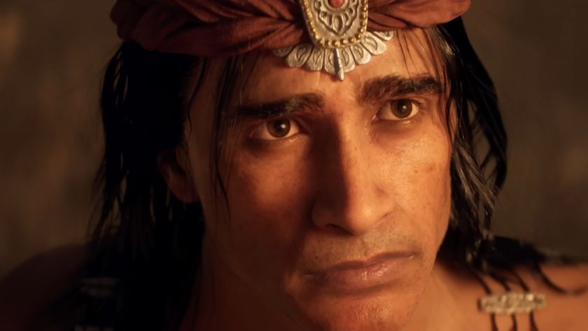 A still from the Civilization 7 opening cinematic.