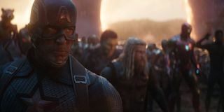 Avengers: Endgame Captain America and the Avengers form up to take down Thanos
