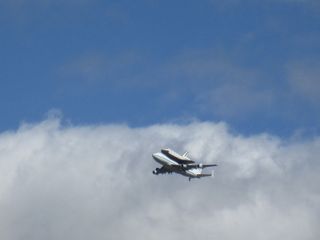 Enterprise and SCA Flying Near Pier 86, Manhattan