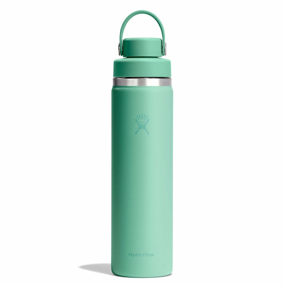 A mint green Hydro Flask Wide Mouth With Flex Chug Cap
