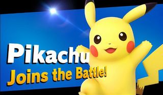 Super Smash Bros. Pikachu's entry card