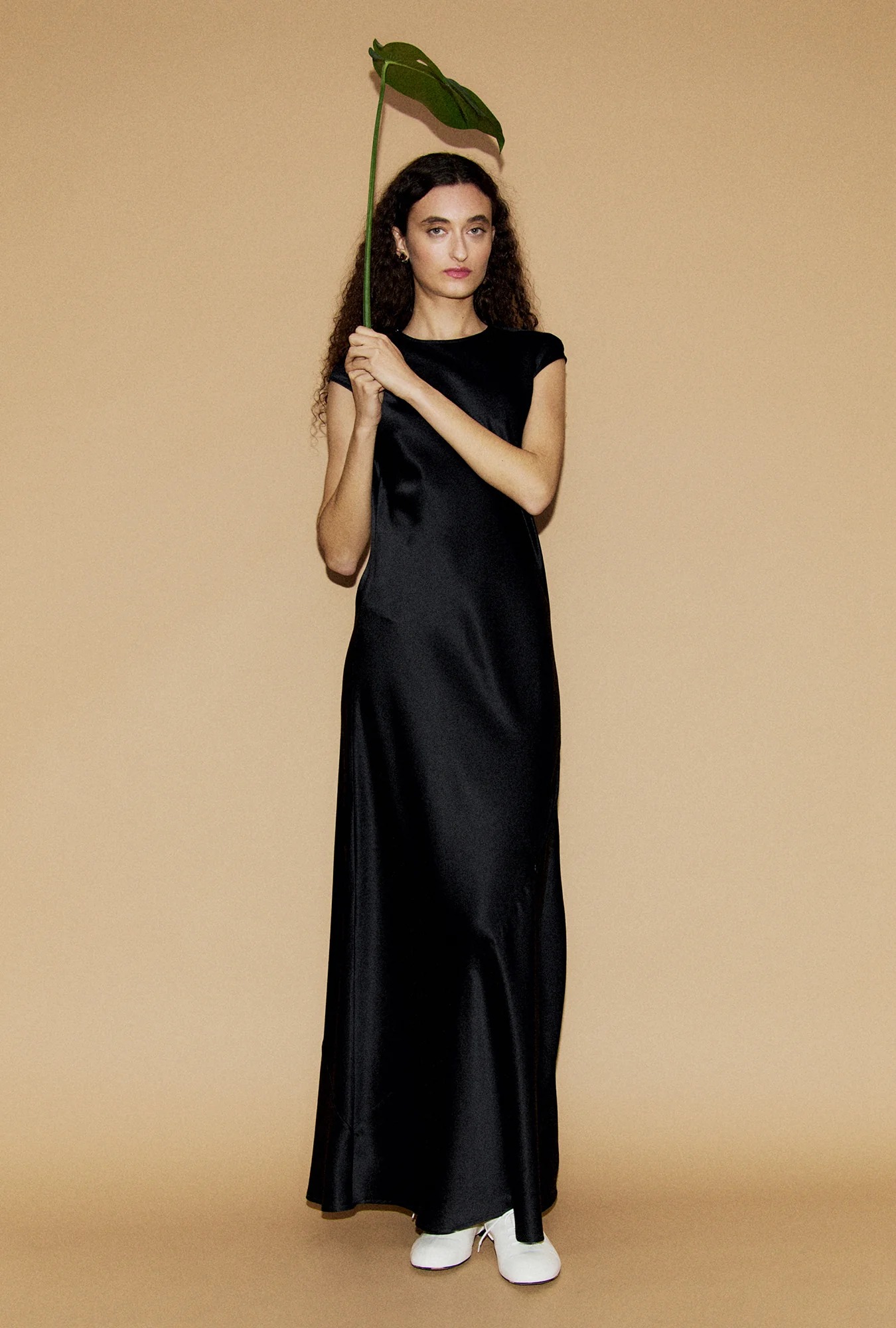 Drape Dress Black