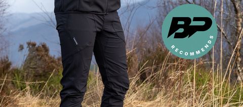 Canyon MTB Pants review with a Bike Perfect recommends badge