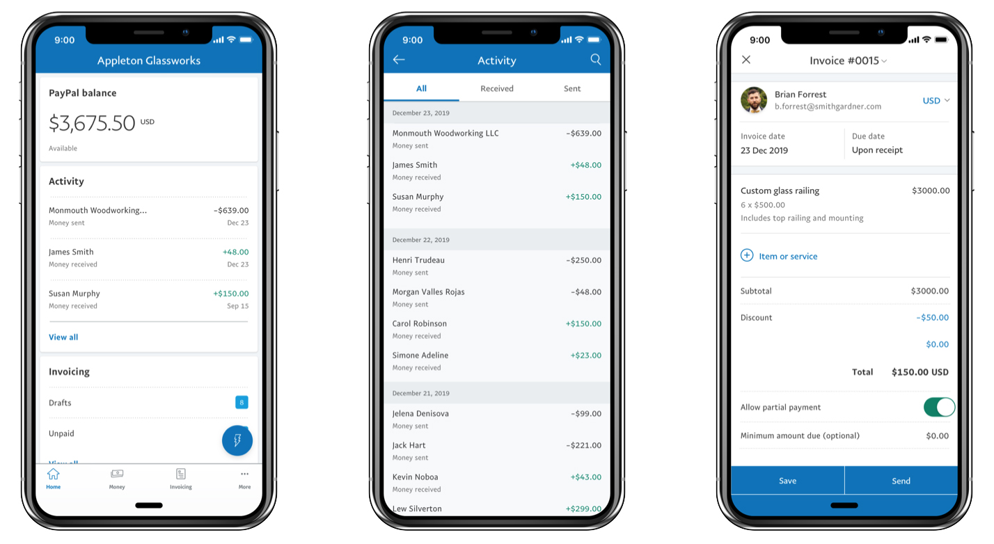 PayPal Business App