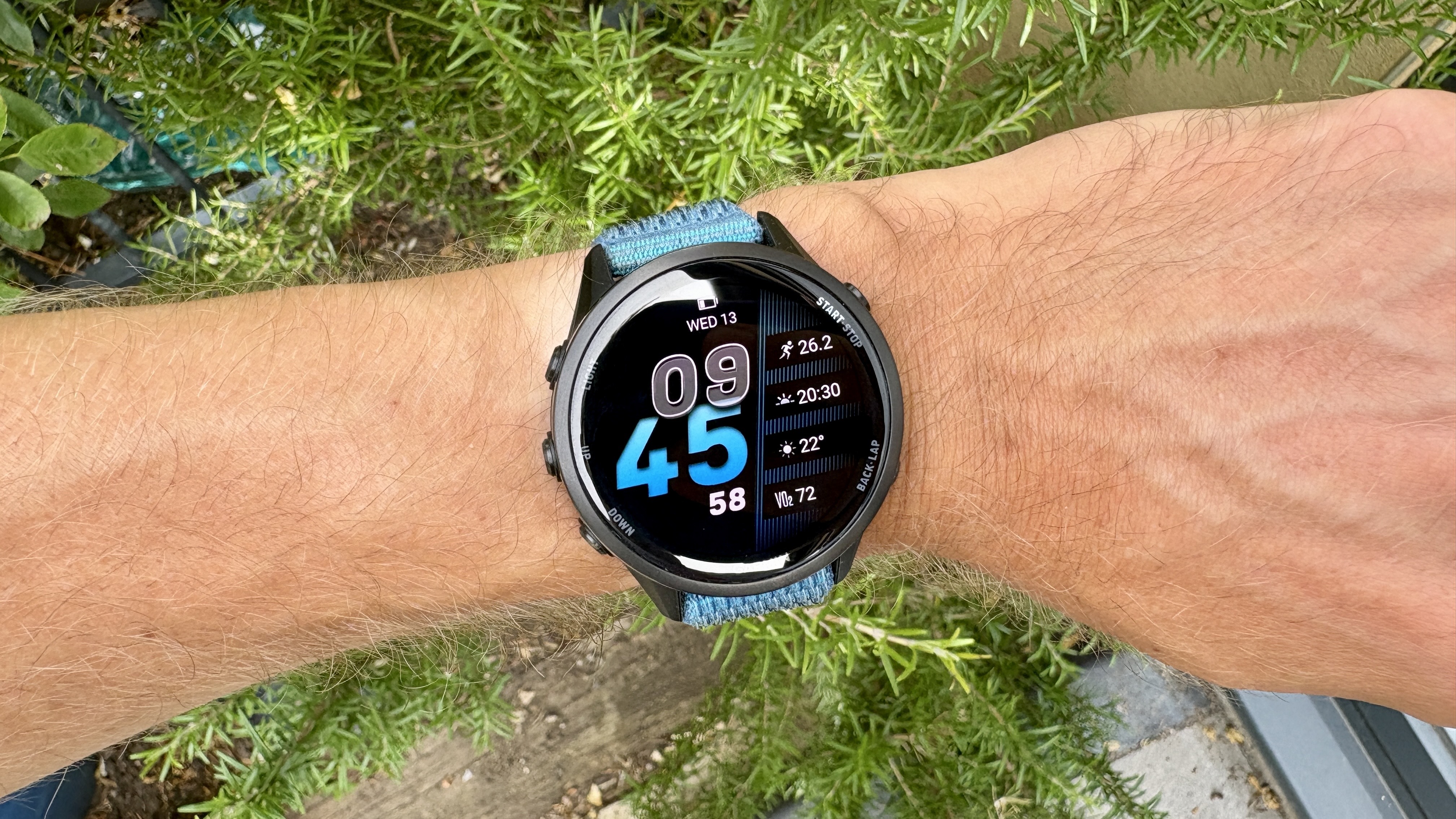 Garmin Forerunner 970 with nylon band