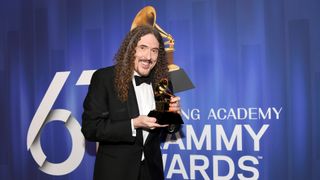 'Weird Al' Yankovic receives a Grammy award at the 61st Grammy Premiere Ceremony