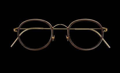 Lindberg Precious glasses frames against a black background