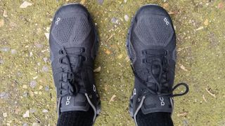 On Cloud X shoe review: both shoes pictured from above