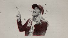 Photo collage of Marjorie Taylor Greene yelling