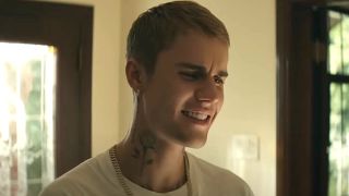 Justin Bieber in the music video for Ghost.