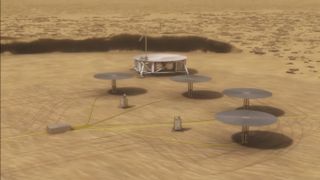 Solar Power Station on Mars