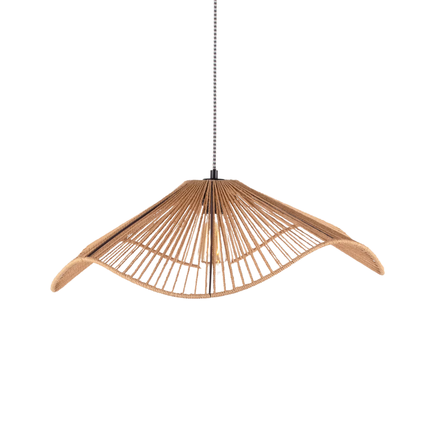 A paper rope pendant light from Anthropologie