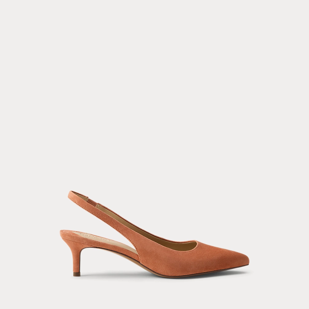 Lolah Ii Suede Slingback Pump