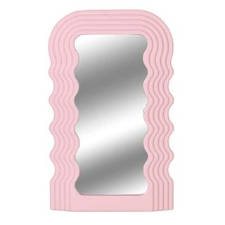 ZOROSY Wave Table Makeup Mirror in pink