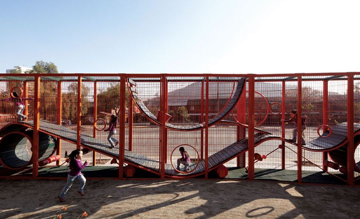 Children’s playground designed by Elemental Studio in Santiago, Chile