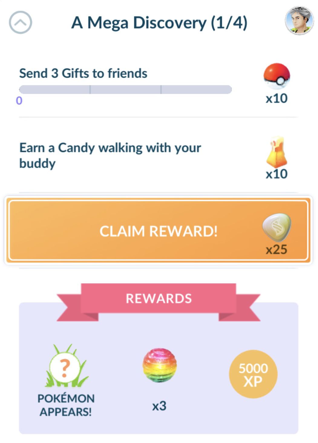 Pokemon Go A Mega Discovery: Rewards and tasks for the Mega Evolution ...