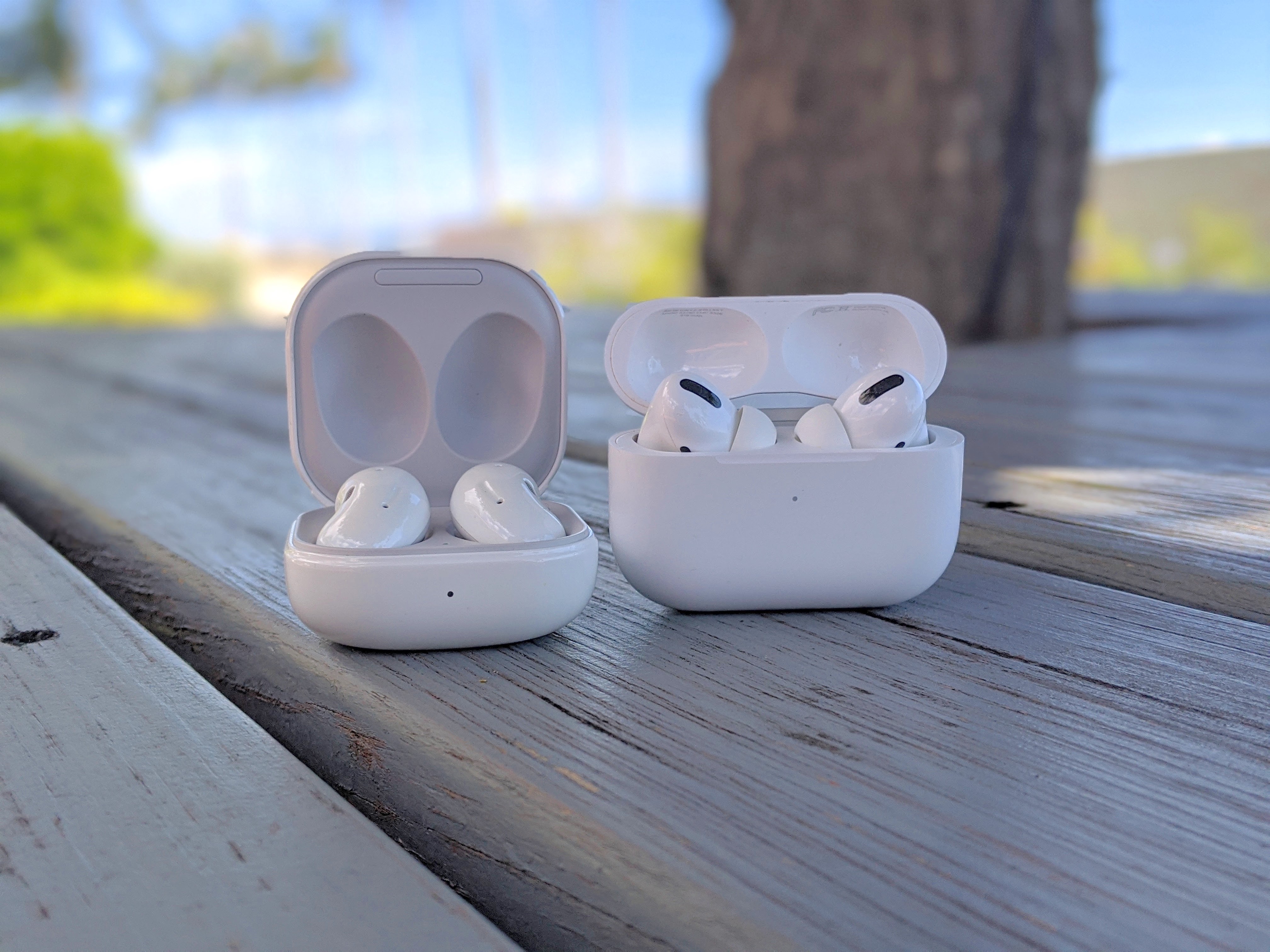 At interagere mærkelig Akvarium Apple AirPods Pro vs. Samsung Galaxy Buds Live: Which earbuds are best? |  Tom's Guide