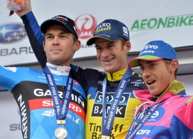 Jack Bauer, Michael Rogers and Damiano Cunego made up the Japan Cup road race podium.