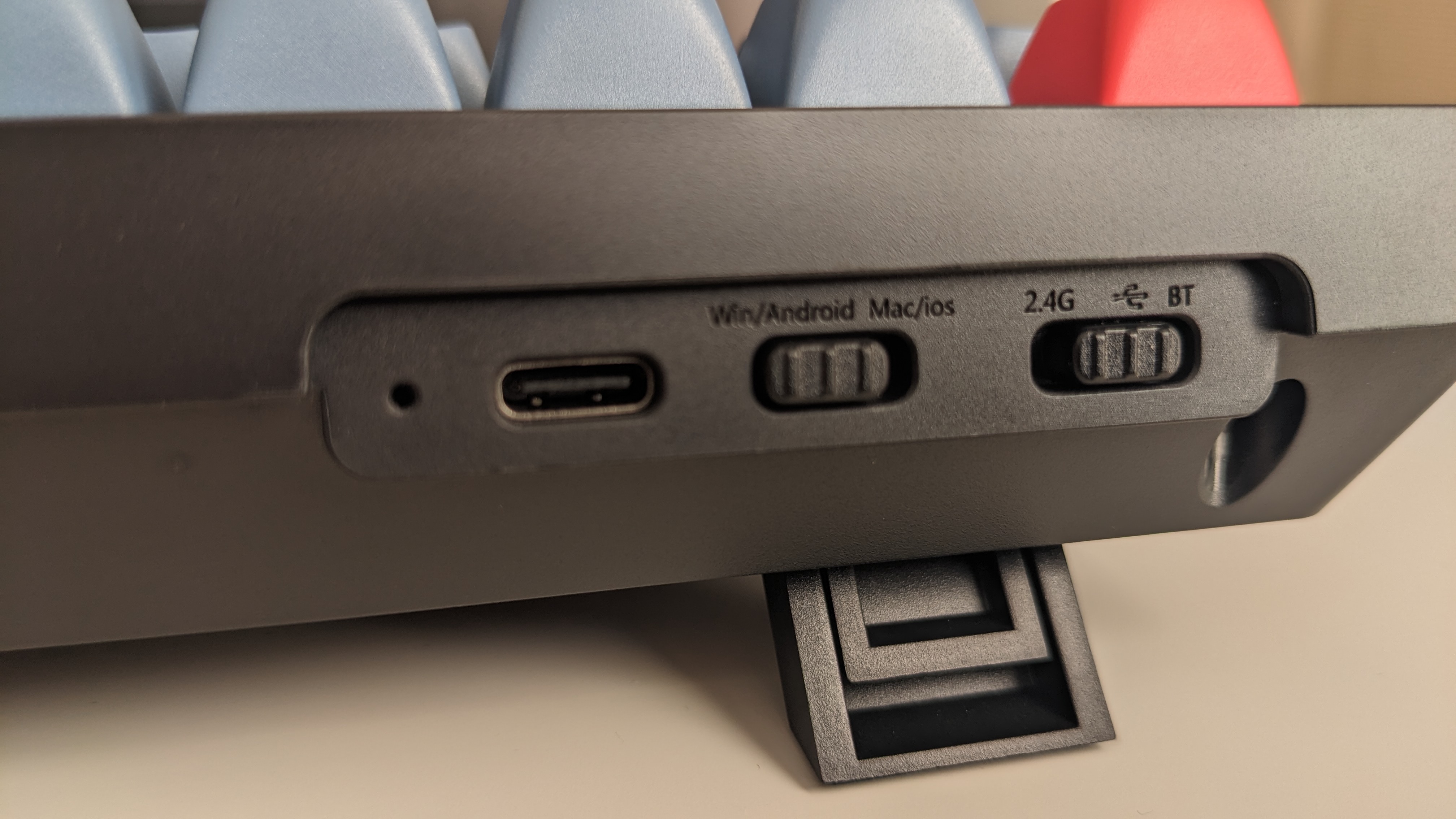 Keychron V6 Max mechanical keyboard during our review
