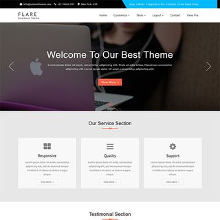 Free WordPress themes: Flare