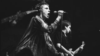 Sex Pistols performing in Amsterdam in 1977