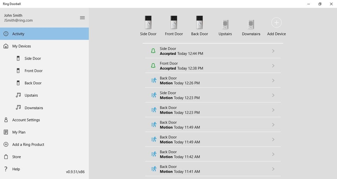 Ring Windows 10