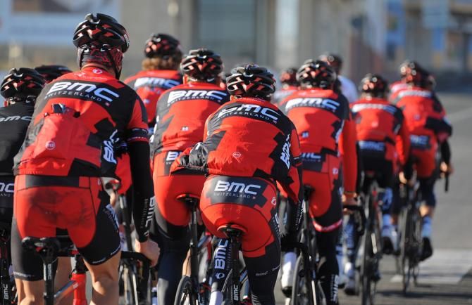 BMC team out training in Spain