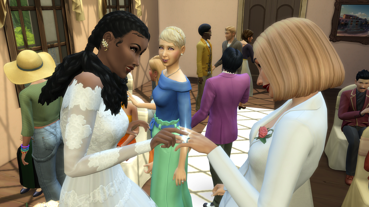 I hoped the new Sims 4 wedding pack would fix marriages, but they’re still broken as ever