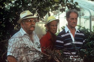 From left, Wilford Brimley, Hume Cronyn and Don Ameche in 1985's Cocoon.