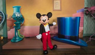 Mickey Mouse costumed character